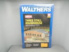 Ho 187 Walthers Cornerstone No. 933-3041 Three Stall Roundhouse New Sealed