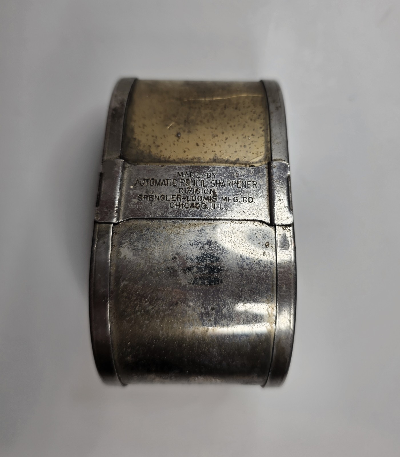 Vintage 1920's APSCO No 2 Pencil Sharpener Made In Chicago IL for Glens Falls NY