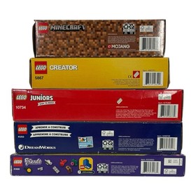 new lego sets in box Minecraft, creator, friends, junior&rsquo;s, Trolls World Tour