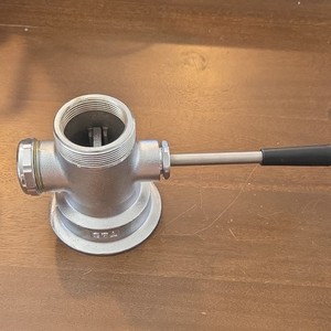 T&S Stainless Steel Manual Flanged Butterfly Valve for Water