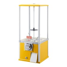 Retro 25in Candy Vending Machine: Holds 230x 1.77-2in Gumballs or Capsules