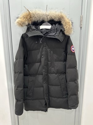 Canada Goose Carson Parka Jacket With Fur Good Black Size Small UK