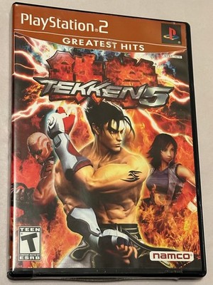 Tekken 5 (Sony PlayStation 2, 2005) PS2 Greatest Hits CIB *TESTED*