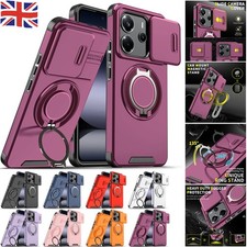 Shockproof Case For Xiaomi Redmi Note 15 14 13 Pro Plus Armor Slide Camera Cover