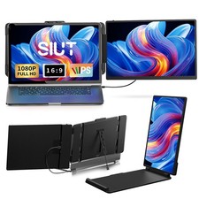 Laptop Screen Extender Monitor - Dual 14 inch IPS FHD 1080P Extended Monitors...