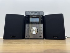Pioneer X-EM11 Micro Bookshelf Stereo System CD Radio USB Fully Functional