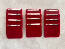 Sizzix Sizzlits Dies 12 Assorted Used Flowers