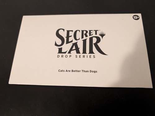 Cats Are Better Than Dogs Secret Lair Magic The Gathering Non-Foil SOLD OUT⚡️