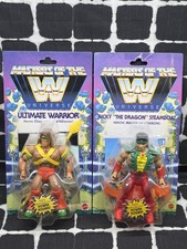 Masters Of The WWE Universe Ultimate Warrior & Ricky  The Dragon  Steamboat New