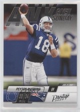 2022 Panini Prestige Any Given Sunday Peyton Manning #10 HOF 0q0m