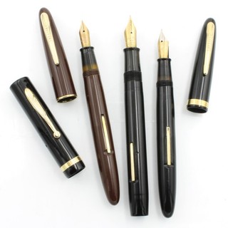 Vintage Sheaffer's White Dot Lifetime 14k Nib Fountain Pens Lot of 3 #X1008 4