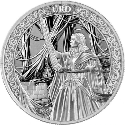 #ad #ad 2026 Norns: Urd 1 oz Silver BU Coin 5 Mark .9999 with COA $169.00