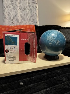 NIB 900 Global Teal HoneyBadger Bowling Ball 15#