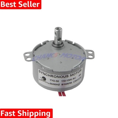 Energy Efficient 110V AC Synchronous Motor - TYD-50 8-10RPM Performance