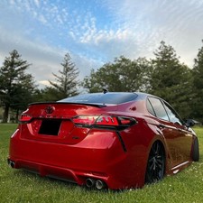 Upgrade Led Tail Lights For Toyota Camry 2018-2024 Sedan Clear Lens Rear Lights