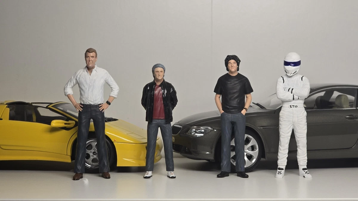Figurine 1/18 Sylvia Vroom - Non Peinte - Résine - Pour Miniatures Mercedes (Minichamps, Autoart, CMR)