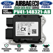 Ford PV4T-14B321-AB Airbag ECU Postal Crash Data Reset Service