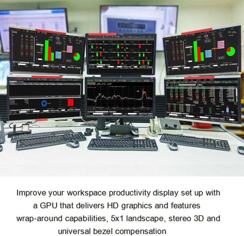 Radeon R7 350 2GB Video Card GPU 6 Mini-DisplayPort to VGA HDMI 6 DISPLAY! - Image 4 of 4