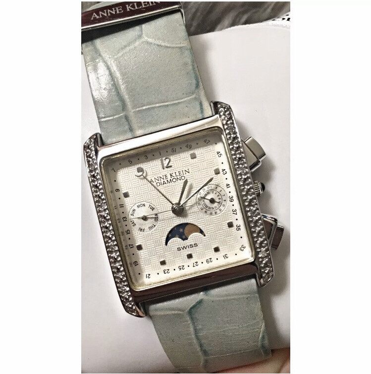 Anne Klein Diamond Moon phase Date Week Watch 3997bb13-b9a7-4477-b5c0-  main image 2