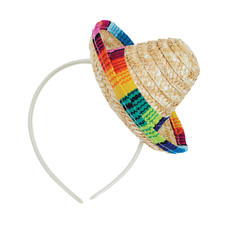 Sombrero Paille Mini Chapeau Mexicain Espagnol Accessoire Déguisement
