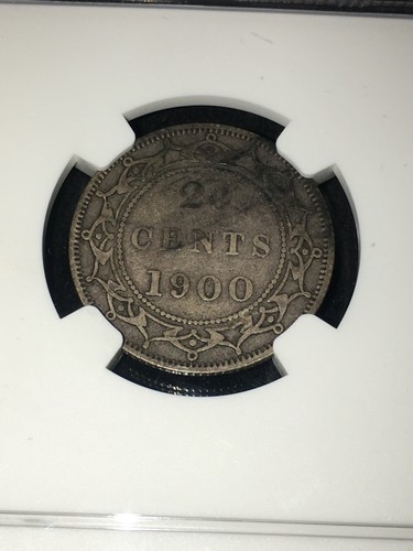 1900  NGC Graded Newfoundland, Silver ¢20 Cent, **VF-30** #016 - Picture 7 of 8