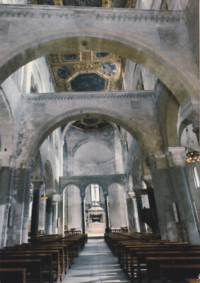 Alte Postkarte - Bari - Basilica di San Nicola - Interno