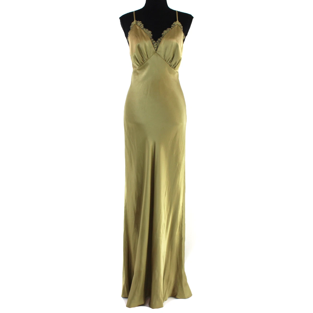 Silk charmeuse shop slip dress