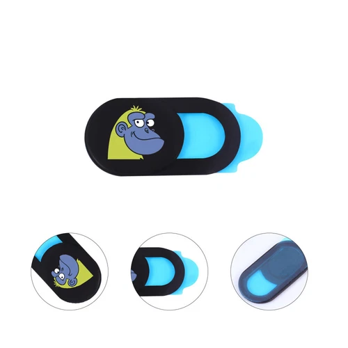 4pcs Camera Cover Cartoon Privacy Protection Webcam Cover for Laptops