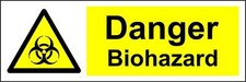 Danger Biohazard Safety sign 