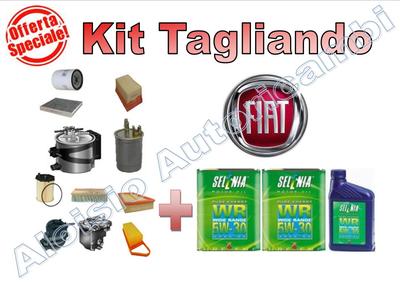 SELENIA WR PE 5W30 OIL CUTTING KIT + FIAT BRAVO 2.0 MTJ FILTERS FROM 09/2008 >*