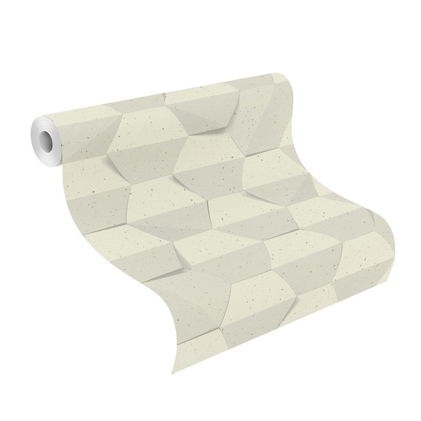 Rasch Tapete Selection 619379 Grau Beige Dunkelbeige Stylisch Grafisch Vlies-image