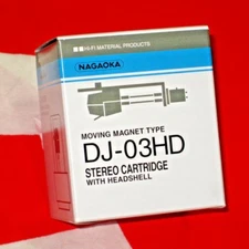 NAGAOKA DJ-03HD NEW DJ Phono Cartridge/Stylus/Headshell JAPAN GENUINE/OFFICIAL
