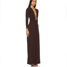 Leslie Amon Amanda Jumpsuit Brown