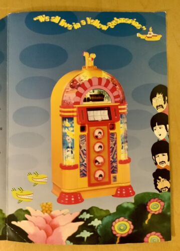 The Beatles Yellow Submarine Jukebox - Vintage Brochure - RARE - Afbeelding 1 van 9