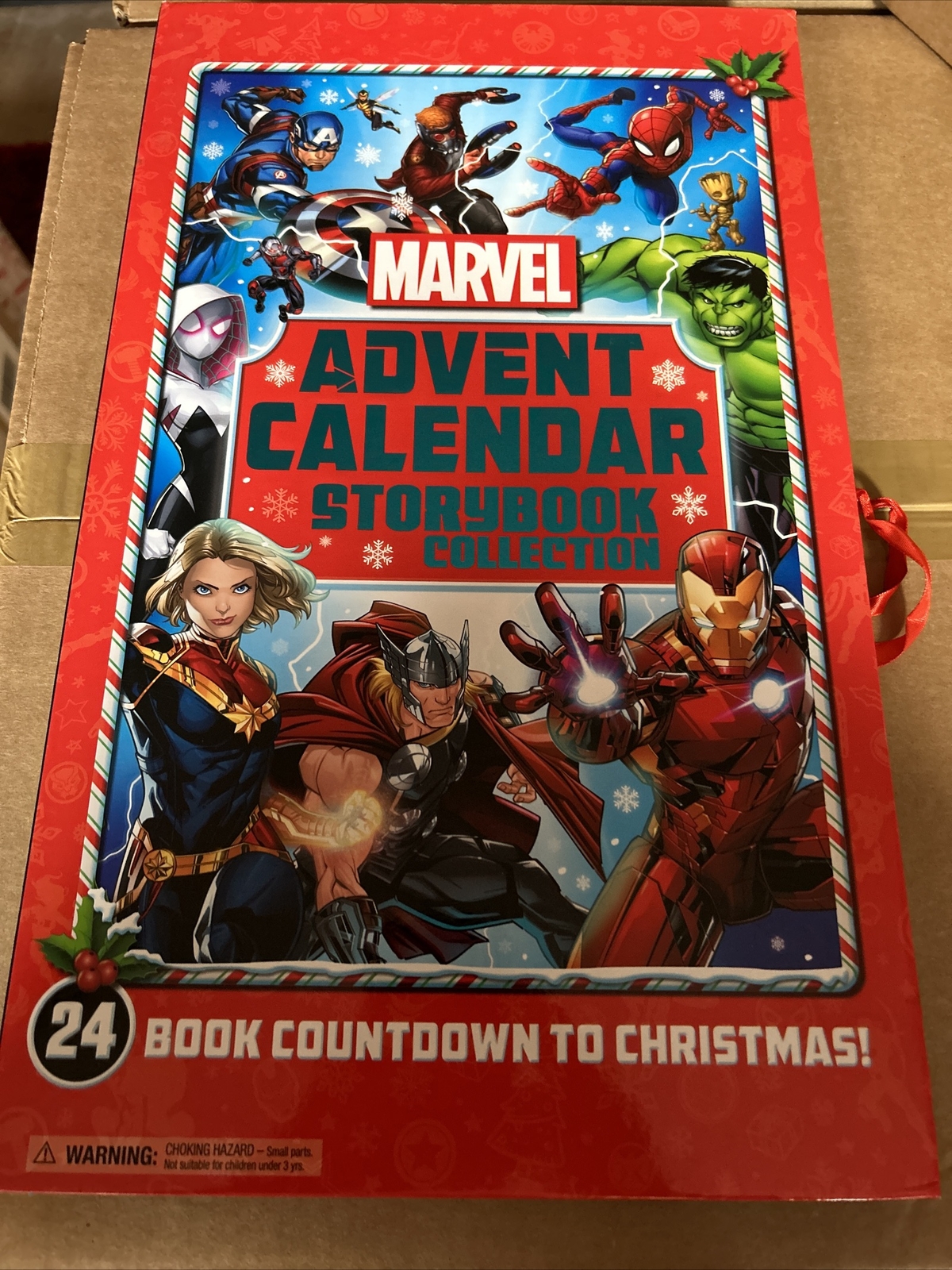 MARVEL COMICS ADVENT CALENDAR STORY BOOK COLLECTION - 24 STORIES New Sealed