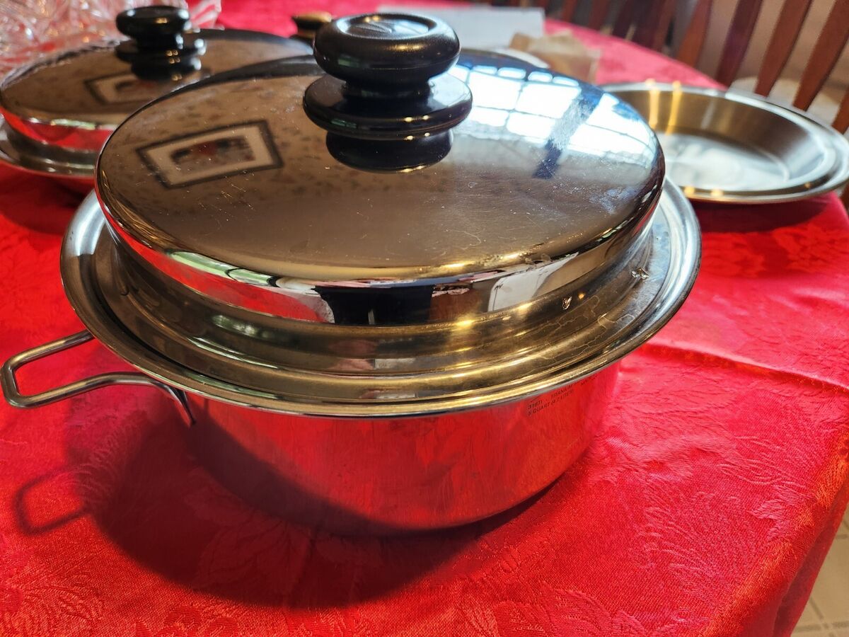 Saladmaster pots and pans 316TI STAINLESS STEEL Made In USA Saladmaster pots and pans 316TI STAINLESS STEEL Made In USA