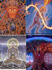 Alex Grey Poster Prints Abstract Psychedelic Visionary Large Wall Painting Art