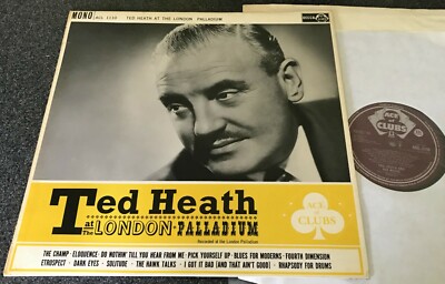 TED HEATH AT THE LONDON PALLADIUM-UK 1962 AOC/DECCA VINYL LP-DANNY MOSS (EX+/M-)
