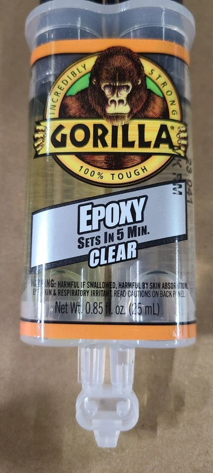 (208) Gorilla 106203 Epoxy Glue, Liquid 0.85 oz/ Syringe - Clear - Image 4 of 4