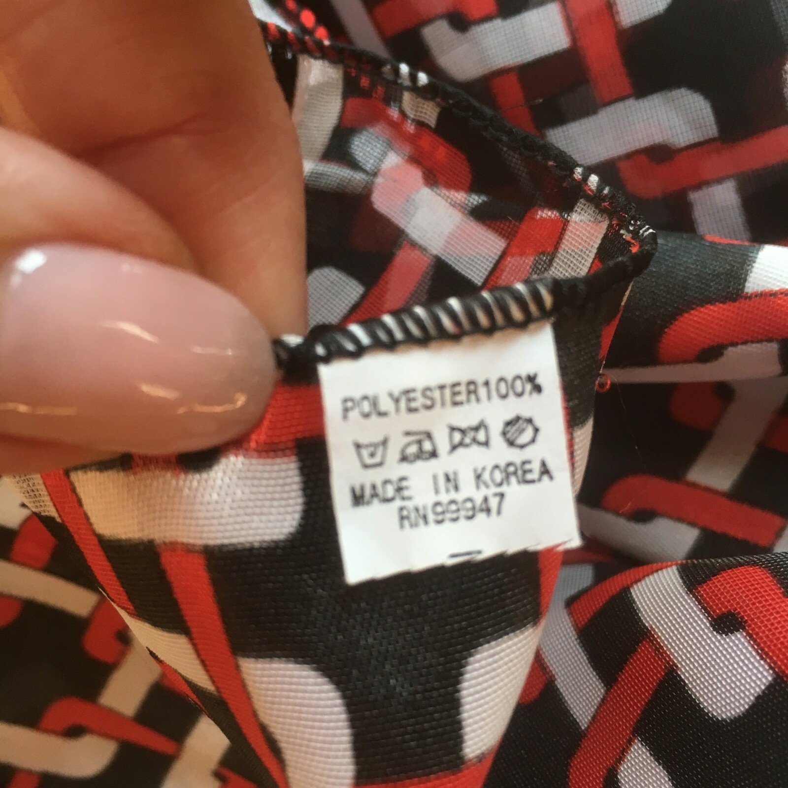 Retro Chic Scarf Interlocking Chain Square Patter… - image 7