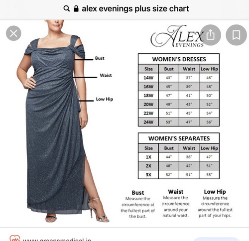 Vestido Largo Cóctel Negro Sin Mangas Embellecido Chifón Talla 16W - Imagen 11 de 11