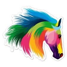 Horse Head Sticker Decal