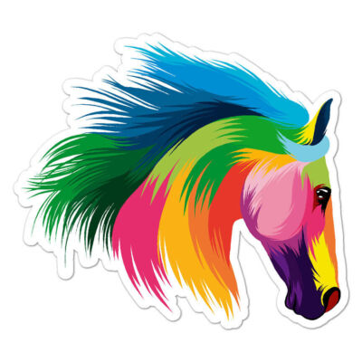 Horse Head Sticker Decal