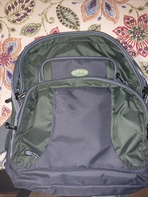 orvis leather backpack