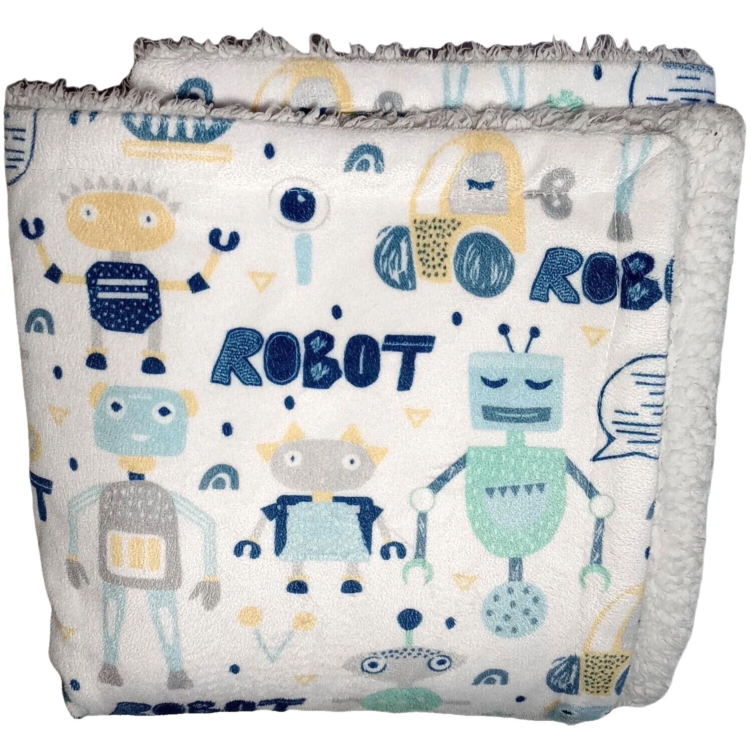 Robôs Fácil Cuidado Berçário cobertores e mantas