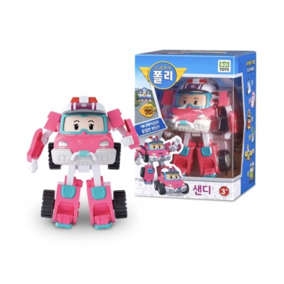RoboCar Poli Sandvile 4' Transformation Pack Season 5 Sandy Droney