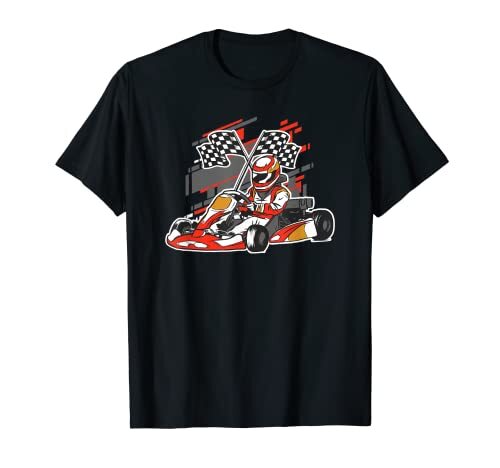 Go Kart Racer - Grafica sportiva Maglietta (b4L) - Foto 1 di 1