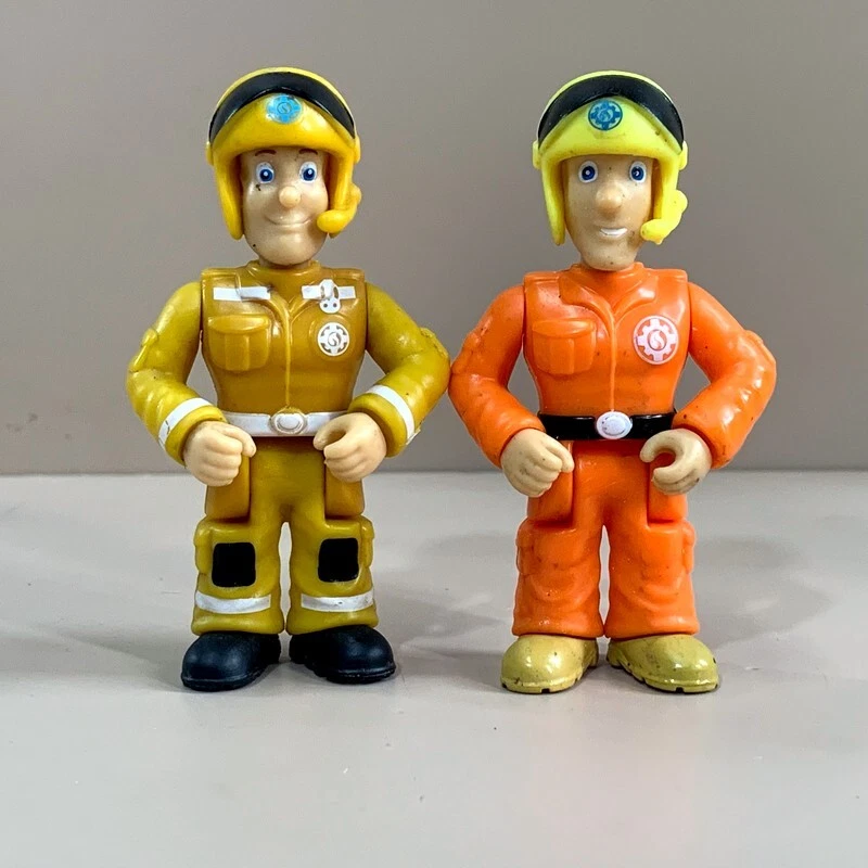 4pcs 7cm Fireman Sam Double Set Team Junior Sam Rose Penny Tom Figures Toys Gift - Image 2 of 4