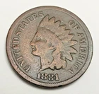 1881 P Indian Head Cent Penny  *VG - VERY GOOD*   **FREE SHIPPING**