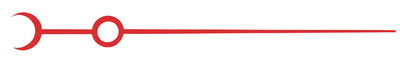 NEW Red Calendar Clock Hand for Clocks with Calendar Dials - Size 4-1/4'' (H-351)